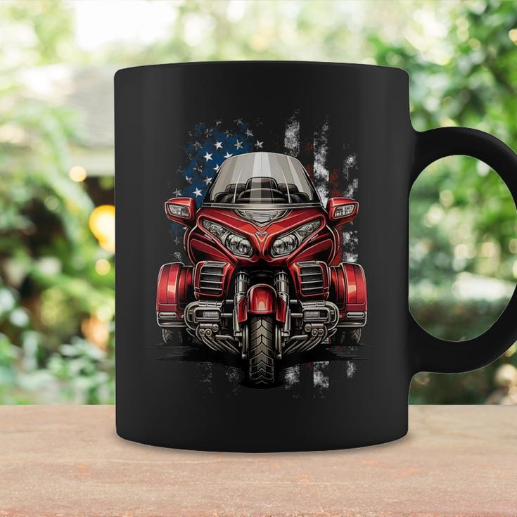 Motorcycle Trike American Patriotic Motortrike Us Flag Trike Coffee Mug Gifts ideas