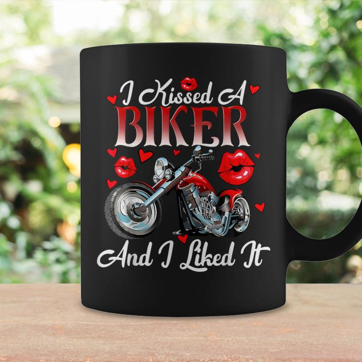 Motorcyle Girl Wife I Kissed A Biker And I Liked It Coffee Mug Gifts ideas