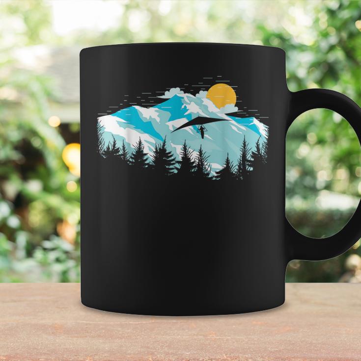 Mountains Landscape Sunset Hang Glider Coffee Mug Gifts ideas