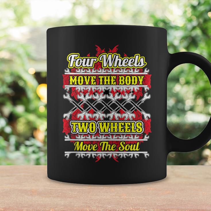 Move The Soul Motorcycles Biker Cool Saying Rider Dad Coffee Mug Gifts ideas