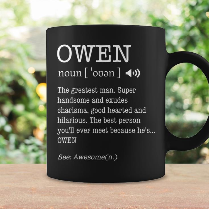 The Name Is Owen Adult Definition Men's Coffee Mug Gifts ideas