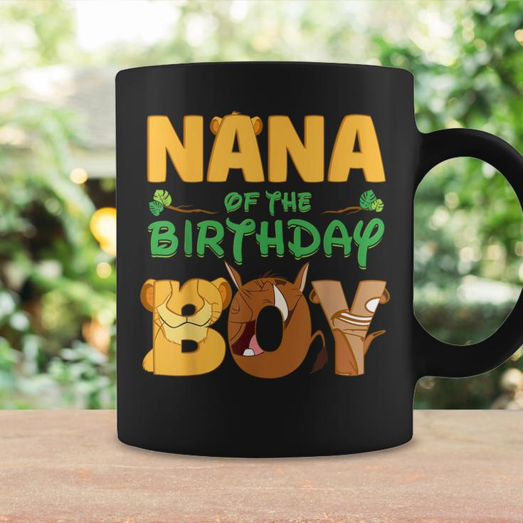 Nana Of The Birthday Boy Lion Family Matching Coffee Mug Gifts ideas