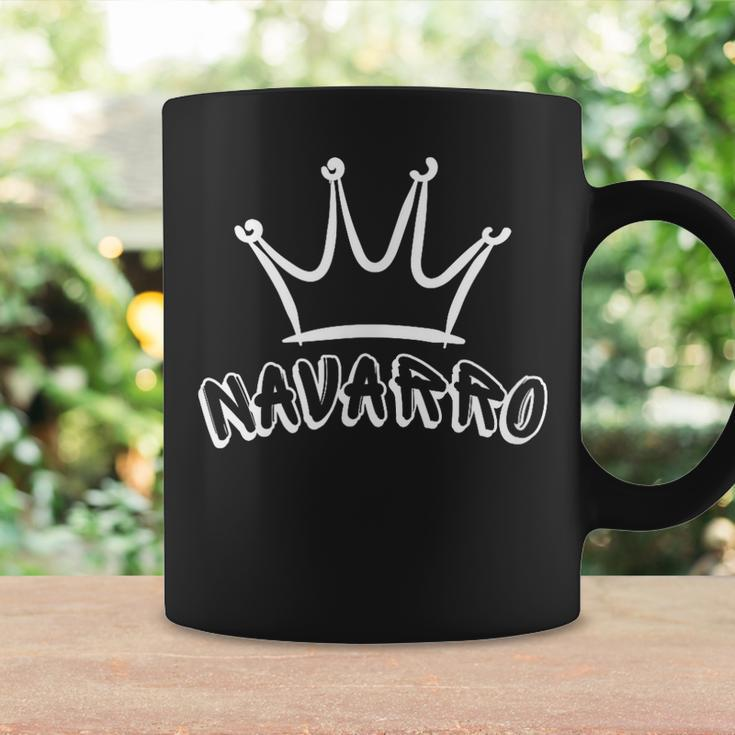 Navarro Family Name Cool Navarro Name And Royal Crown Coffee Mug Gifts ideas