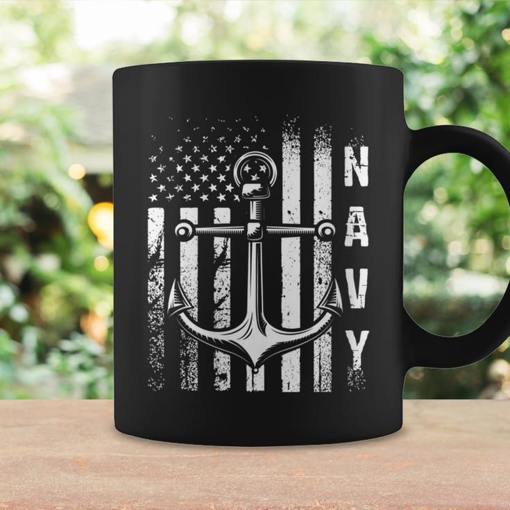 Navy Anchor And Us Flag Coffee Mug Gifts ideas