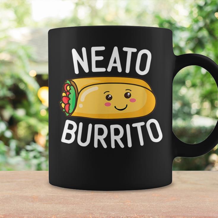 Neato Burrito Cute Kawaii Mexican Food Quote Saying Meme Coffee Mug Gifts ideas