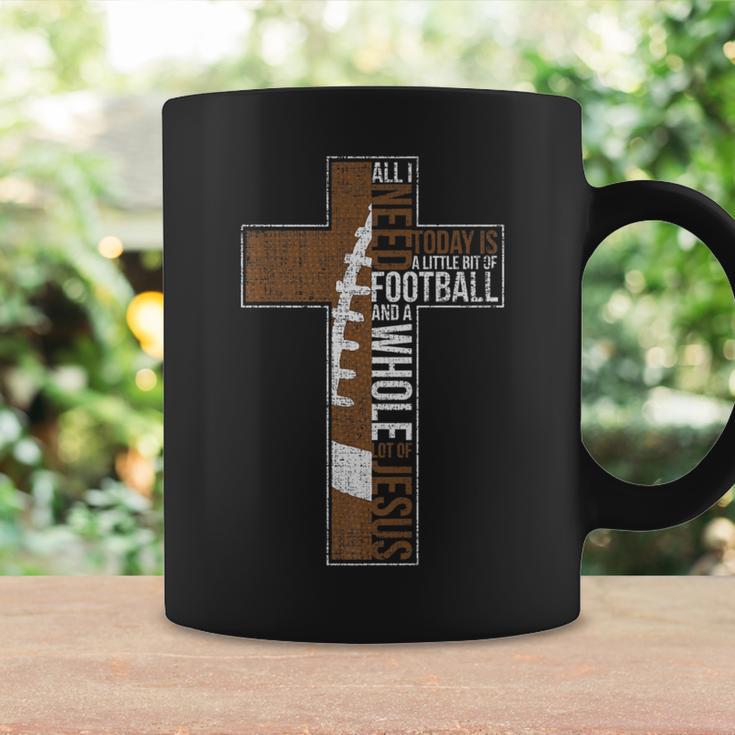 All I Need Is Football & Jesus Christian Cross FaithCoffee Mug Gifts ideas