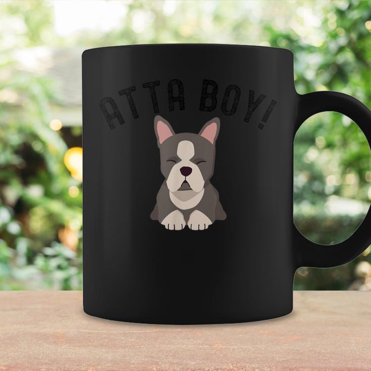 Nette Atta Junge Hund Mama Boston Terrier Besitzer Hund Papa Tassen Geschenkideen