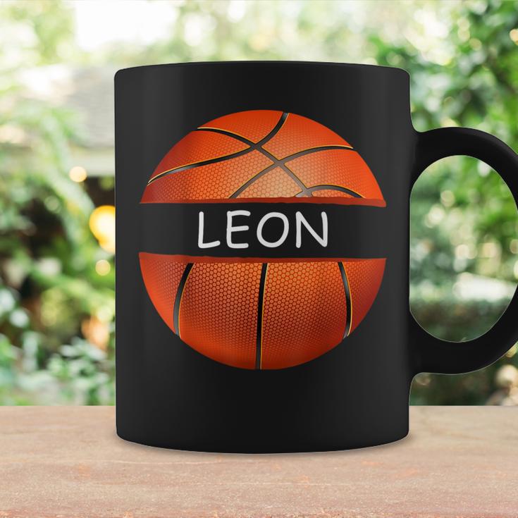 Neuheit Personalisierte Name Leon Sport Basketball Tassen Geschenkideen