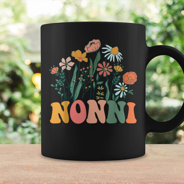 New Nonni Wildflower First Birthday & Baby Shower Coffee Mug Gifts ideas