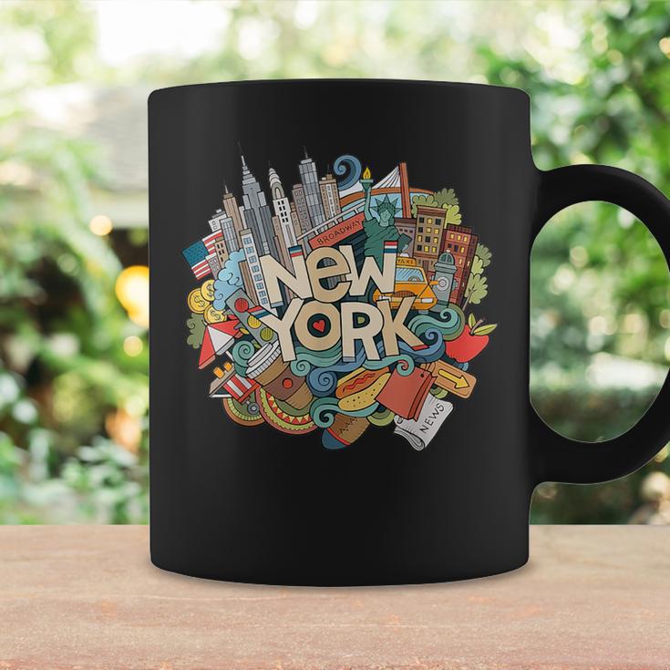 New York City Nyc Iconic Skyline Big Apple Souvenir Coffee Mug Gifts ideas