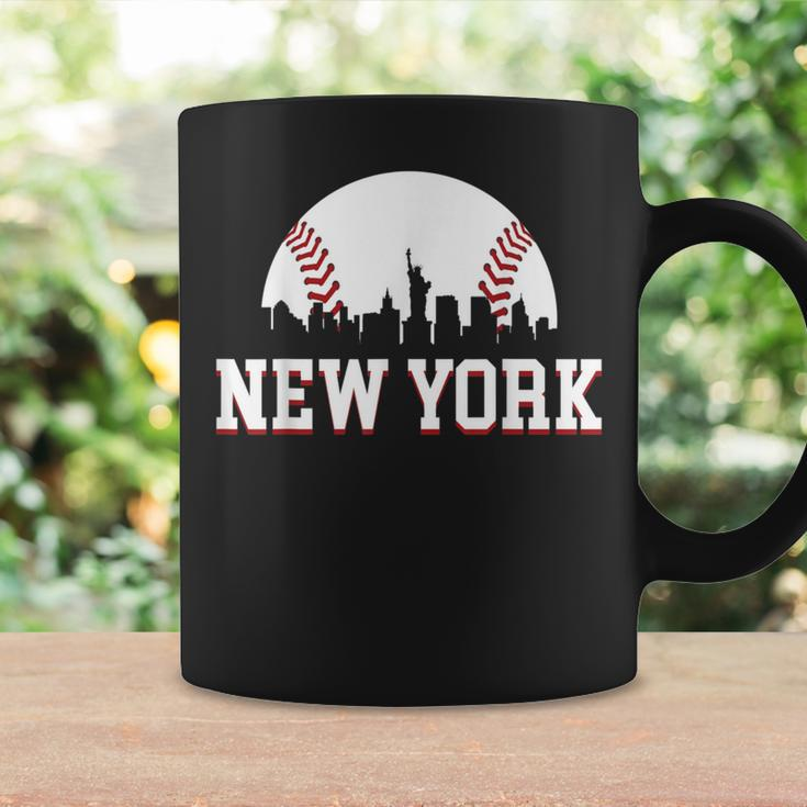 New York City Skyline Downtown Cityscape Baseball Sports Fan Coffee Mug Gifts ideas