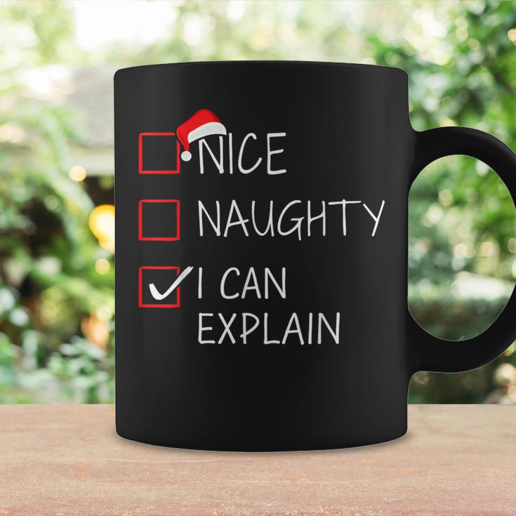 Nice Naughty I Can Explain Christmas List For Santa Claus Coffee Mug Gifts ideas