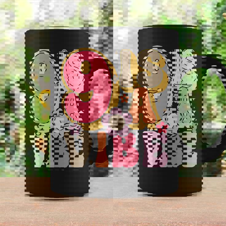 Nine Is A Vibe Birthday 9 Years Old Groovy Retro Coffee Mug Gifts ideas