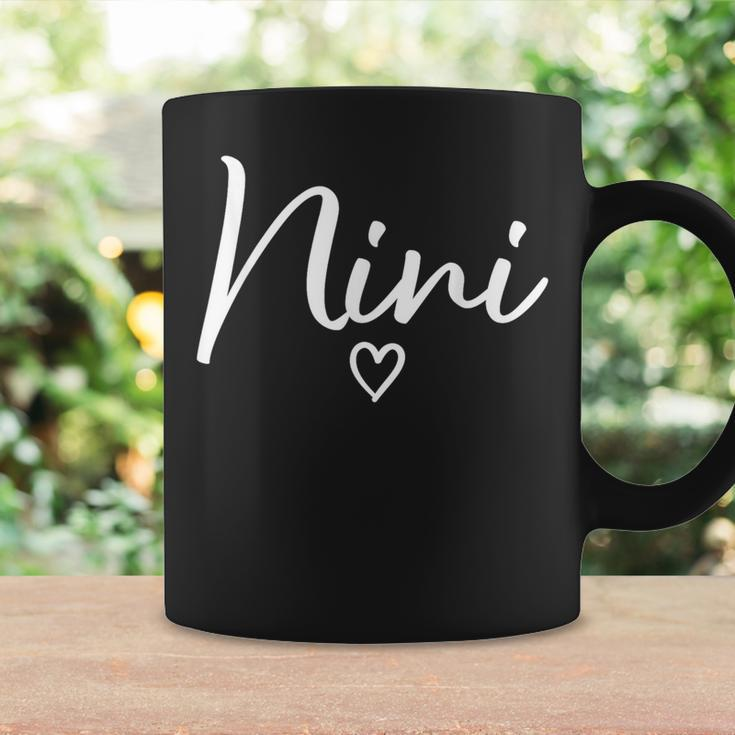 Nini For Grandma Heart Mother's Day Nini Coffee Mug Gifts ideas