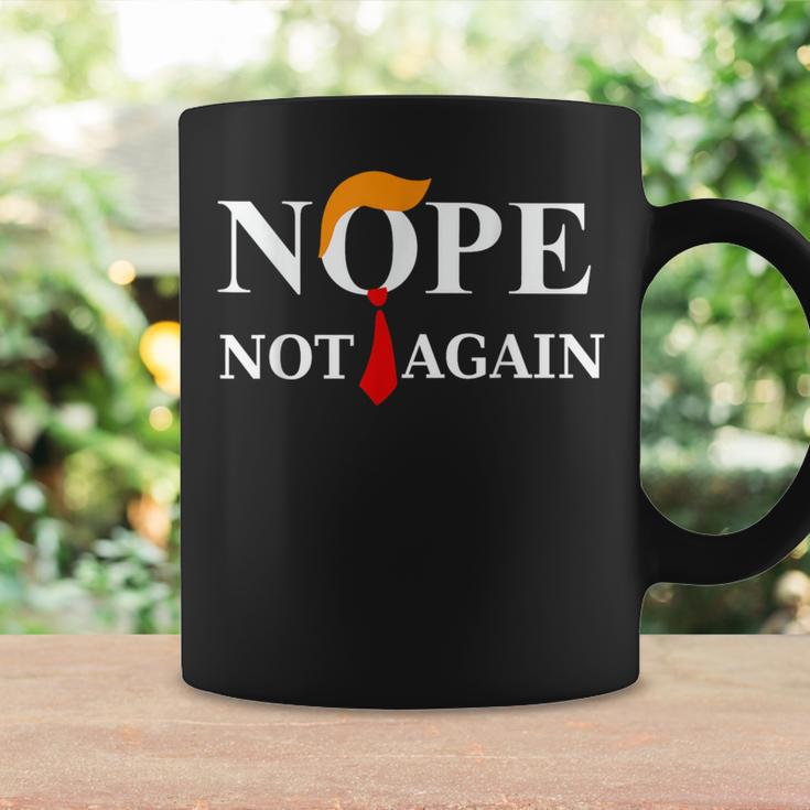 Nope Not Again Trump 2024 Coffee Mug Gifts ideas