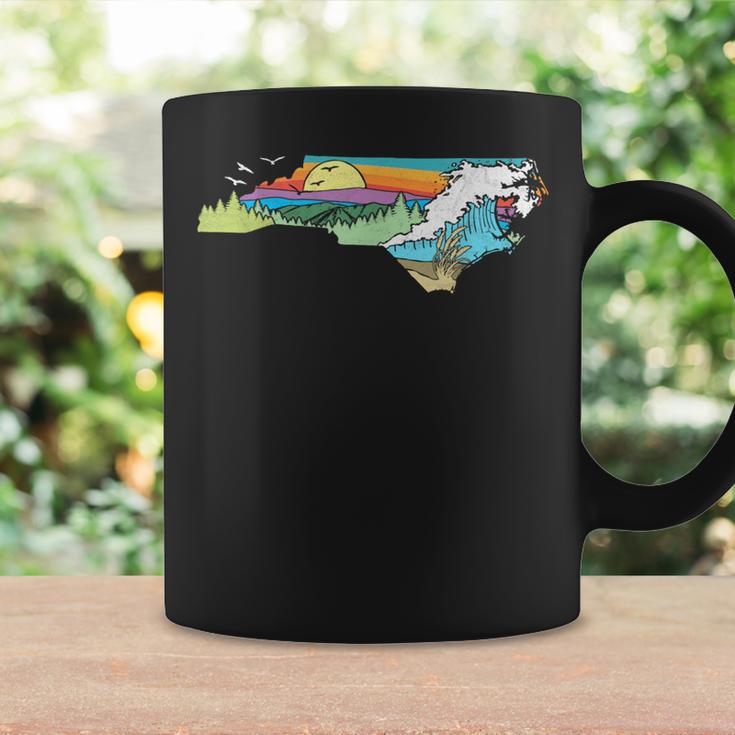 North Carolina Outdoors Retro Nature Lover Graphic Coffee Mug Gifts ideas