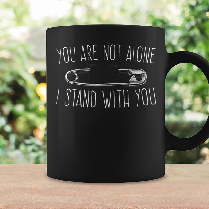 You Are Not Alone Liberal Anti-Trump Safety Pin Coffee Mug Gifts ideas