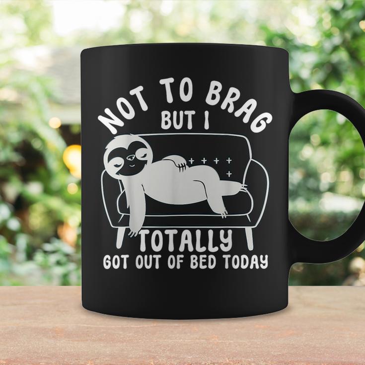 Not To Brag Sloth Sarcastic Saying Witty Clever Humor Coffee Mug Gifts ideas