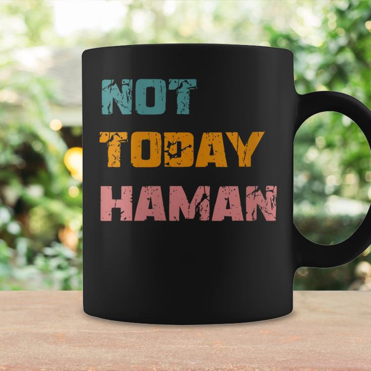 Not Today Haman Purim Costume Queen Esther Hamantashen Party Coffee Mug Gifts ideas