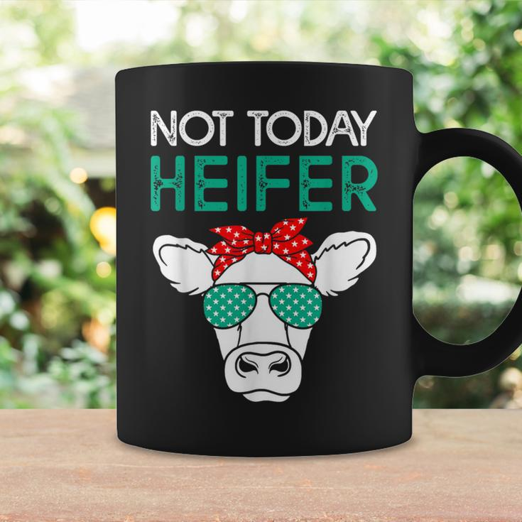 Not Today Heifer Heifers With Green Glasses Cow Coffee Mug Gifts ideas