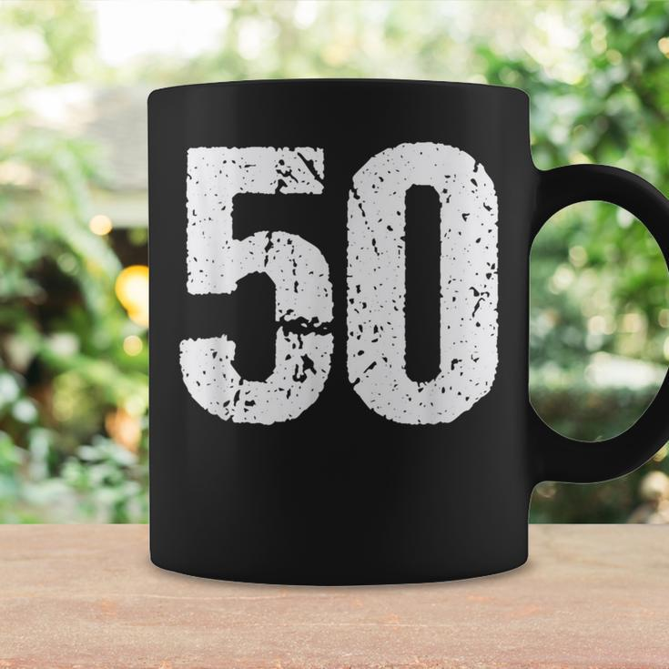 Number 50 Vintage 50Th Birthday Party 50 Years Old Coffee Mug Gifts ideas