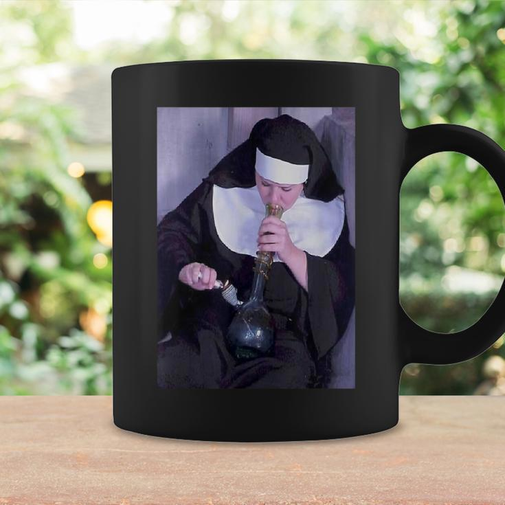 Nuns & Bongs Weed Drug Nun Smoking Nun Coffee Mug Gifts ideas