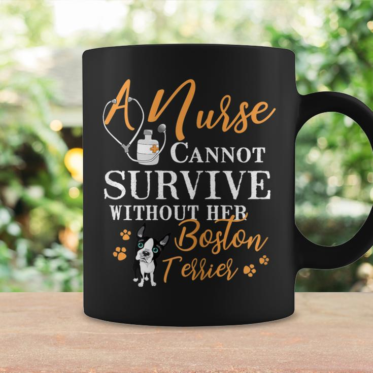 Nurse Boston Terrier Mom Quote Dogs Lover Coffee Mug Gifts ideas