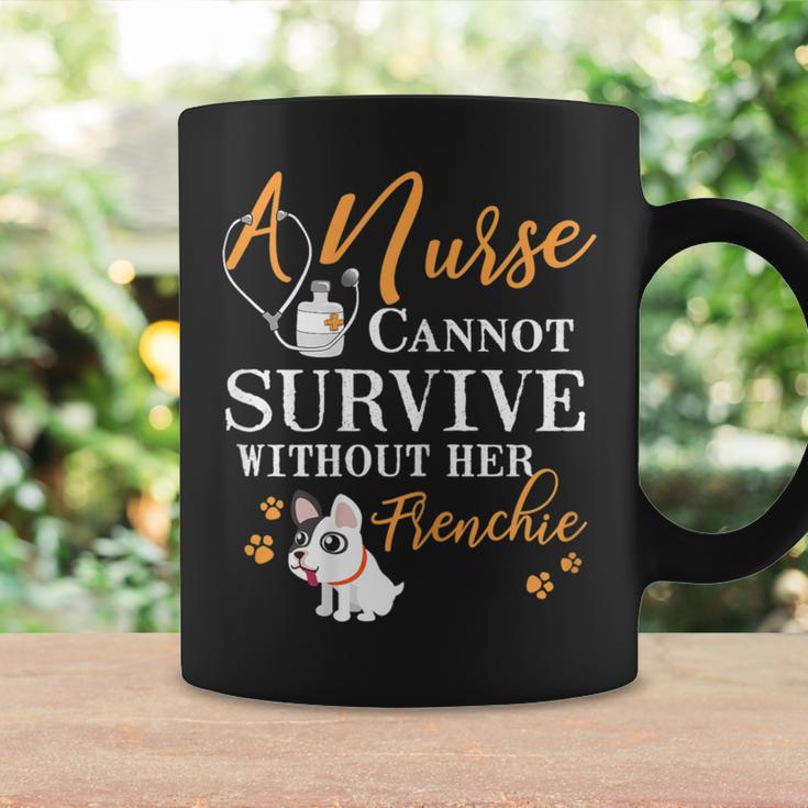 Nurse Frenchie Mom Quote Dogs Lover Coffee Mug Gifts ideas
