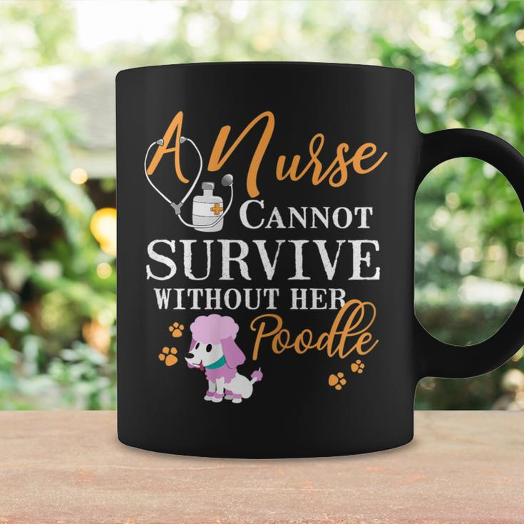 Nurse Poodle Mom Quote Dogs Lover Coffee Mug Gifts ideas