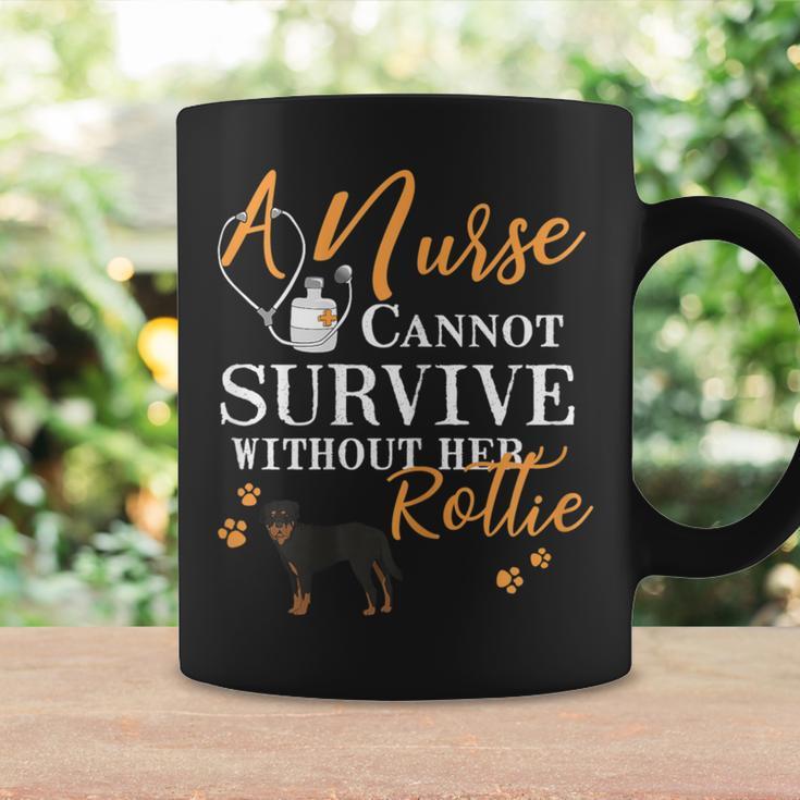 Nurse Rottie Mom Quote Dogs Lover Coffee Mug Gifts ideas