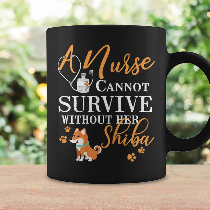 Nurse Shiba Inu Mom Quote Dogs Lover Coffee Mug Gifts ideas