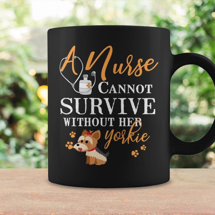 Nurse Yorkie Mom Quote Dogs Lover Coffee Mug Gifts ideas