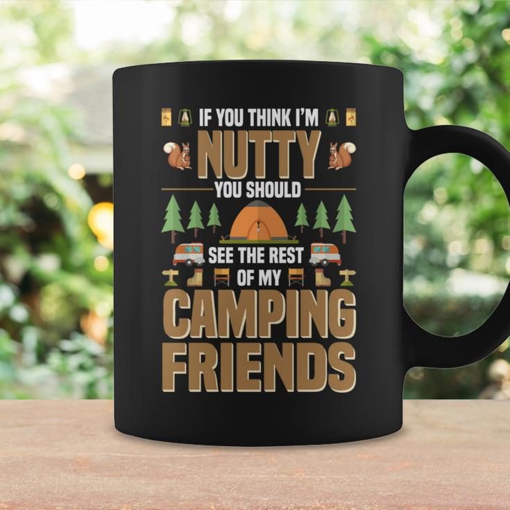 Nutty Camping Friends Outdoor Thanksgiving Camper Tassen Geschenkideen