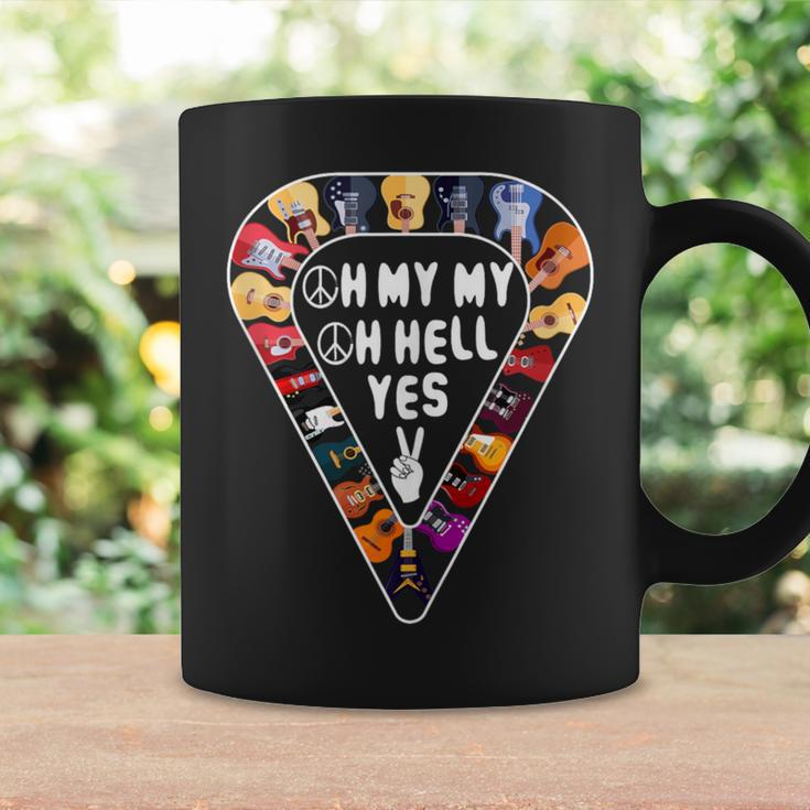 Oh My My Oh Hell Yes Retro Petty Guitar Music Lover Coffee Mug Gifts ideas