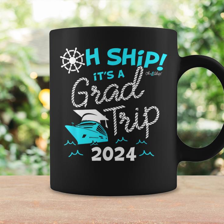 Oh Ship It's A Grad Trip 2024 Cruise Graduation 2024 Coffee Mug Gifts ideas