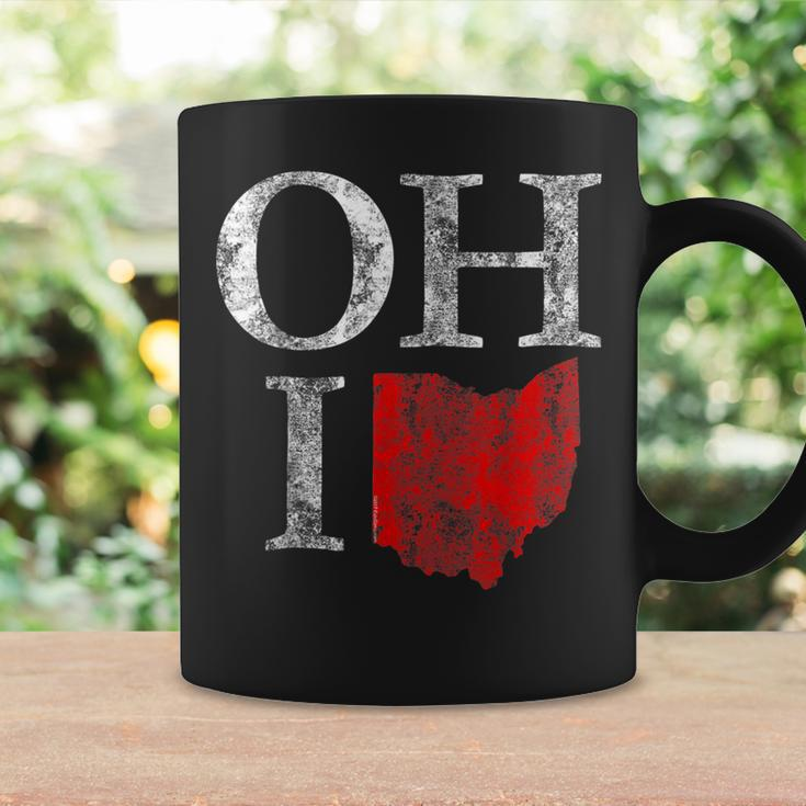 Ohio Home Shape State Vintage Grunge Coffee Mug Gifts ideas