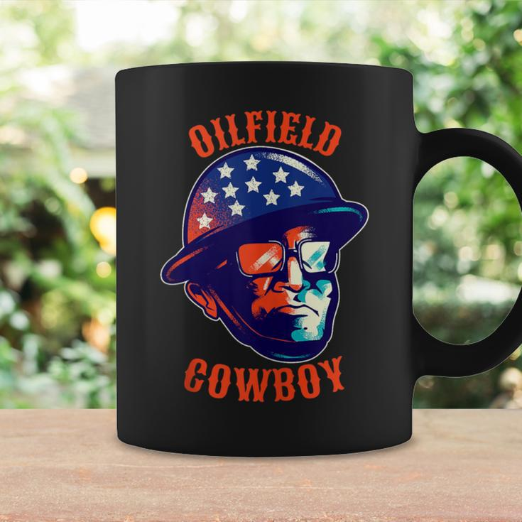 Oilfield Cowboy Blue Collar Hard Working Roughneck Badass Coffee Mug Gifts ideas