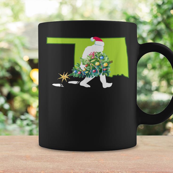 Oklahoma Bigfoot State Christmas TreeCoffee Mug Gifts ideas