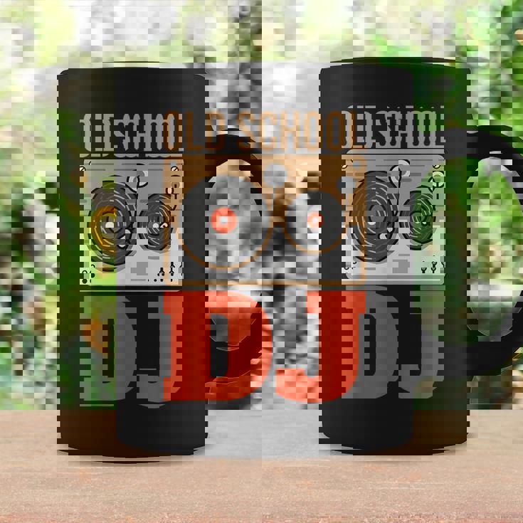 Oldschool Dj Deejay Dj Music Taza de café Ideas de regalos