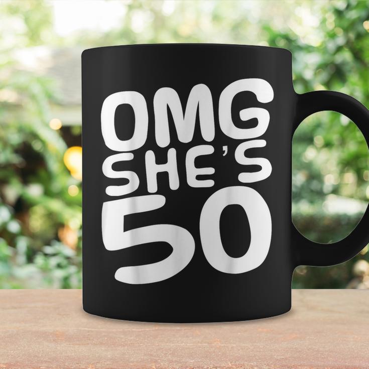 Omg She's 50Th Birthday Crew 50 Year Old Birthday Squad Coffee Mug Gifts ideas