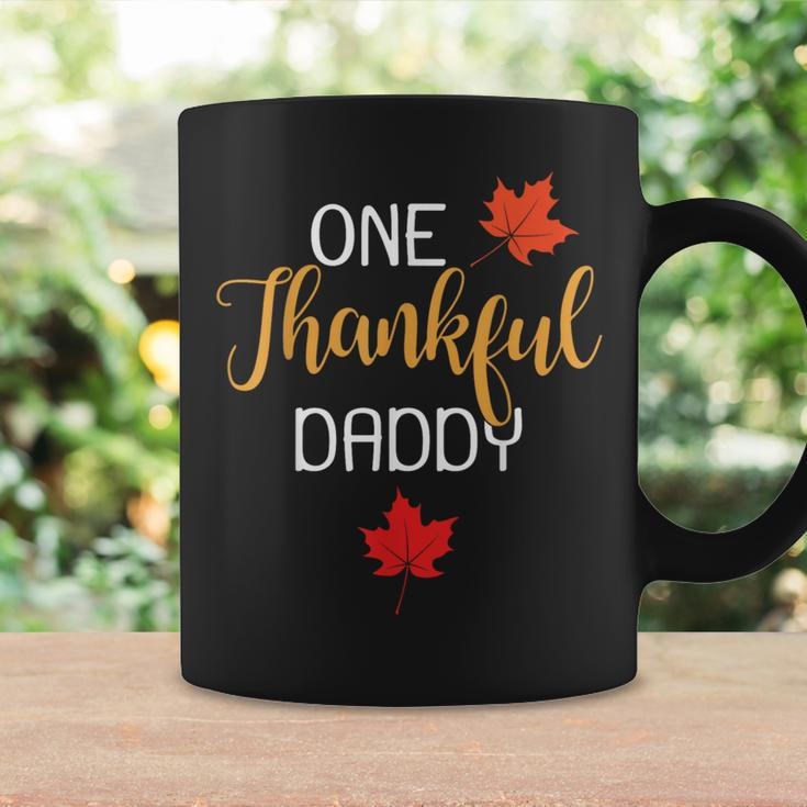 One Thankful Daddy Thanksgiving Day Family Matching Coffee Mug Gifts ideas