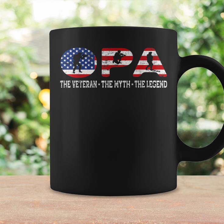 Opa Veteran Myth Legend Outfit Cool Father's Day Coffee Mug Gifts ideas