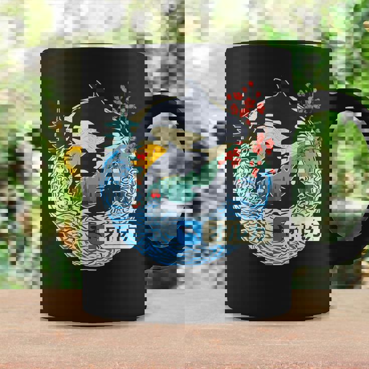 Orca Japonesa Gran Ola Kanagawa Japón Arteintage Taza de café Ideas de regalos