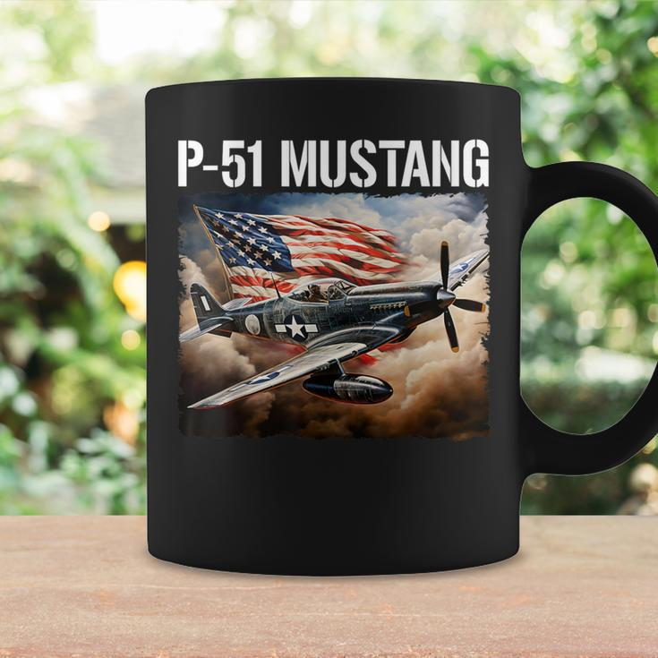 P-51 Mustang American Ww2 Fighter Airplane P-51 Mustang Coffee Mug Gifts ideas