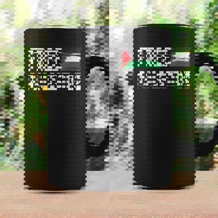 Palestine Flag Free Gaza Taza de café Ideas de regalos
