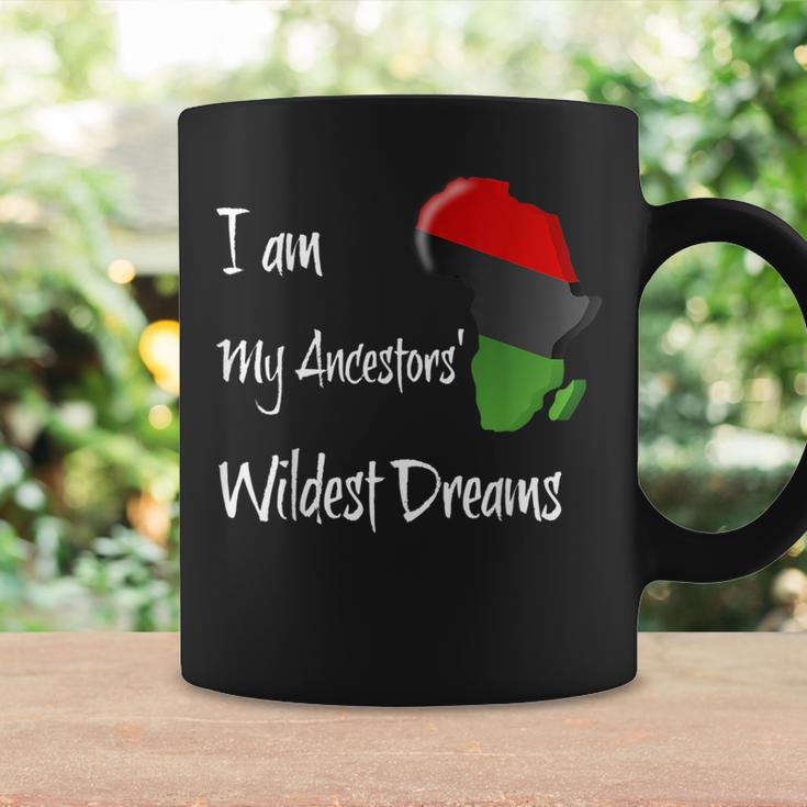 Pan African Flag I Am My Ancestors' Wildest Dreams Coffee Mug Gifts ideas