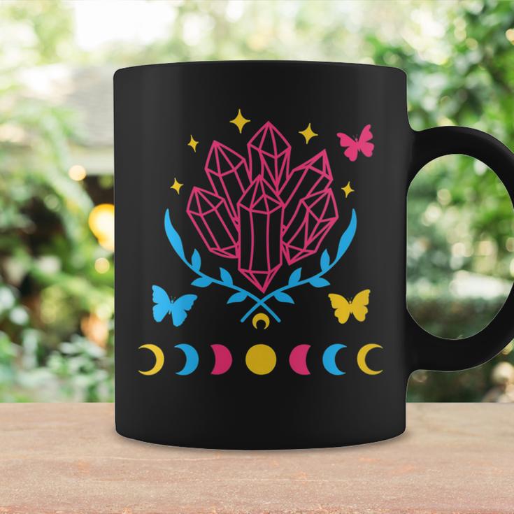 Pansexual Subtle Pan Pride Lgbtq Subtle Moon Phase Crystals Coffee Mug Gifts ideas