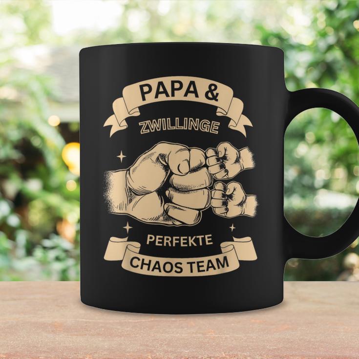 Papa & Zwillinge Perfekte Chaos Teamatertag Männertag Tassen Geschenkideen