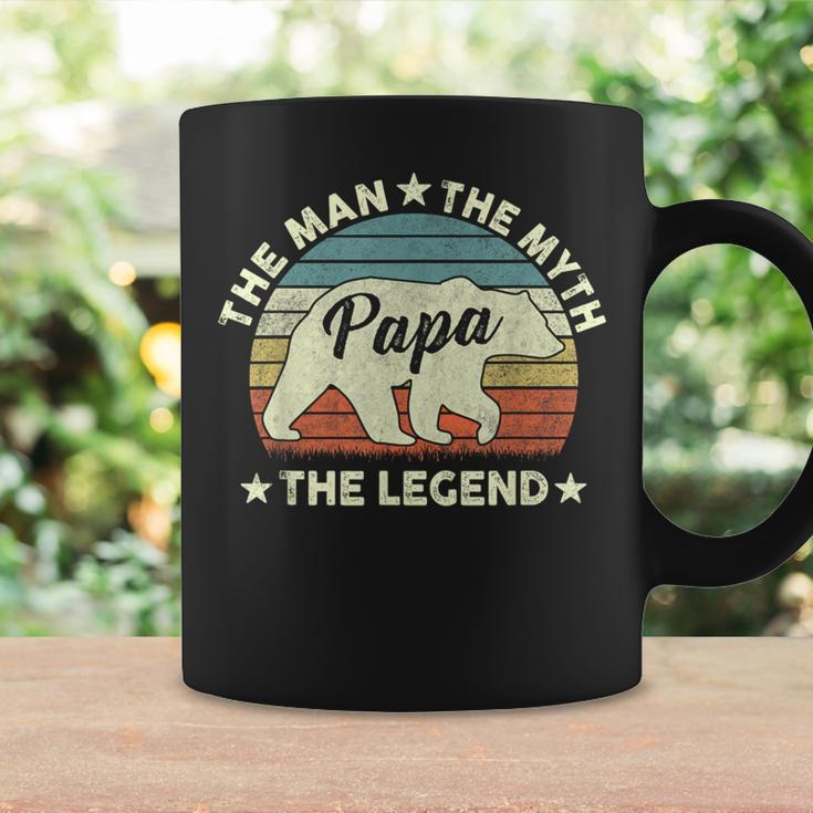 Papa Bear For Father's Day The Man Myth Legend Coffee Mug Gifts ideas
