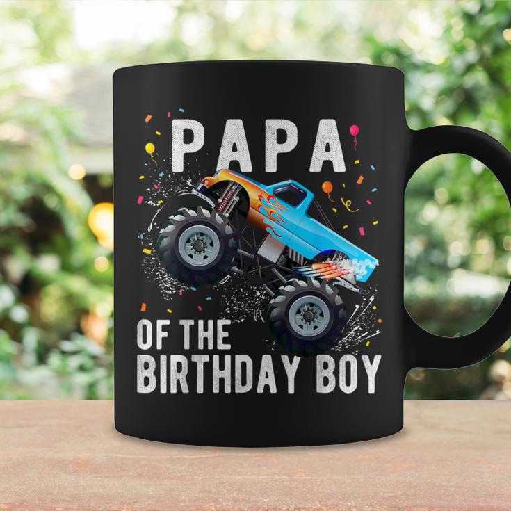 Papa Of The Birthday Boy Monster Truck Family Matching Coffee Mug Gifts ideas